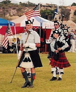 Drum Major Joe Leonard